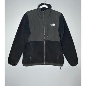 North Face Denali Jacket Womens Medium Black Polartec Fleece Full Zip Outdoor